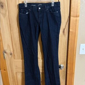 LOFT Modern Boot Midnight Blue Denim Pants